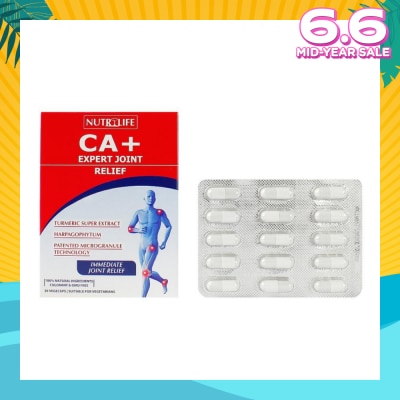 NUTRILIFE CA+ Expert Joint Relief Vegetarian Capsule (To Relieve Joint Pain & Improve Mobility) 30s