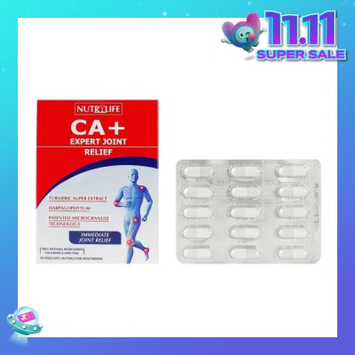 NUTRILIFE CA+ Expert Joint Relief Vegetarian Capsule (To Relieve Joint Pain & Improve Mobility) 30s
