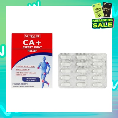 NUTRILIFE CA+ Expert Joint Relief Vegetarian Capsule (To Relieve Joint Pain & Improve Mobility) 30s
