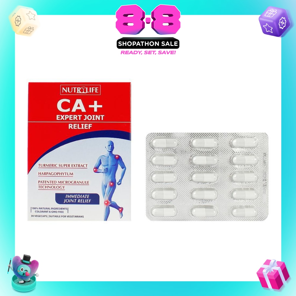 CA+ Expert Joint Relief Vegetarian Capsule (To Relieve Joint Pain & Improve Mobility) 30s