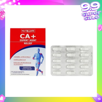 NUTRILIFE CA+ Expert Joint Relief Vegetarian Capsule (To Relieve Joint Pain & Improve Mobility) 30s