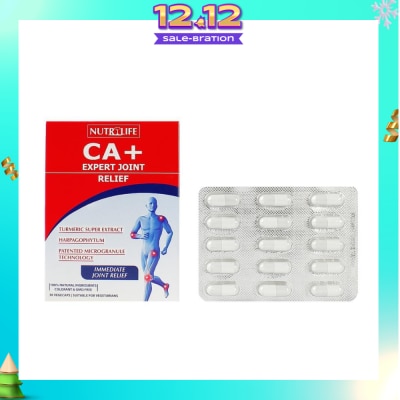 NUTRILIFE CA+ Expert Joint Relief Vegetarian Capsule (To Relieve Joint Pain & Improve Mobility) 30s