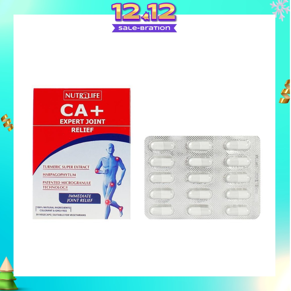 CA+ Expert Joint Relief Vegetarian Capsule (To Relieve Joint Pain & Improve Mobility) 30s