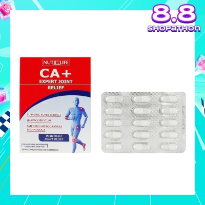 NUTRILIFE CA+ Expert Joint Relief Vegetarian Capsule (To Relieve Joint Pain & Improve Mobility) 30s