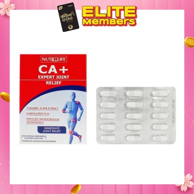 NUTRILIFE CA+ Expert Joint Relief Vegetarian Capsule (To Relieve Joint Pain & Improve Mobility) 30s