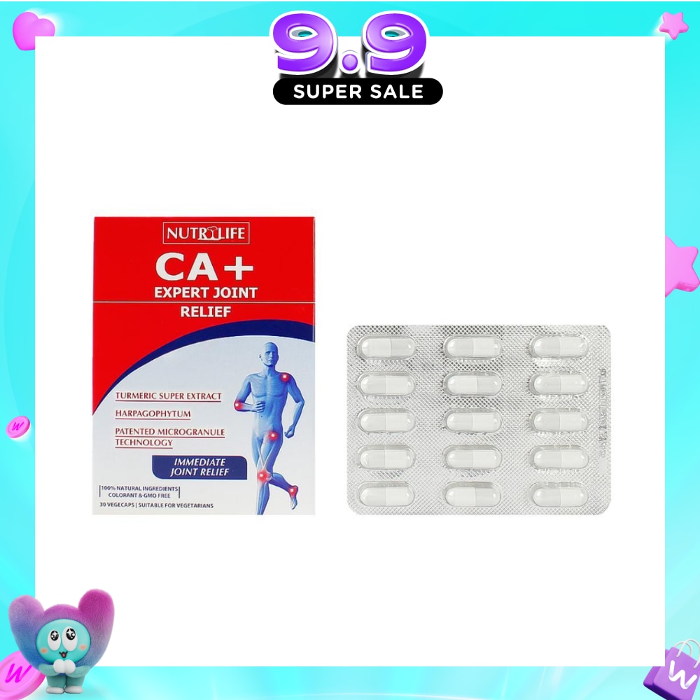 CA+ Expert Joint Relief Vegetarian Capsule (To Relieve Joint Pain & Improve Mobility) 30s image