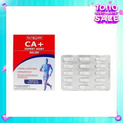 NUTRILIFE CA+ Expert Joint Relief Vegetarian Capsule (To Relieve Joint Pain & Improve Mobility) 30s