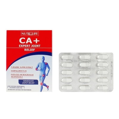 NUTRILIFE CA+ Expert Joint Relief Vegetarian Capsule (To Relieve Joint Pain & Improve Mobility) 30s