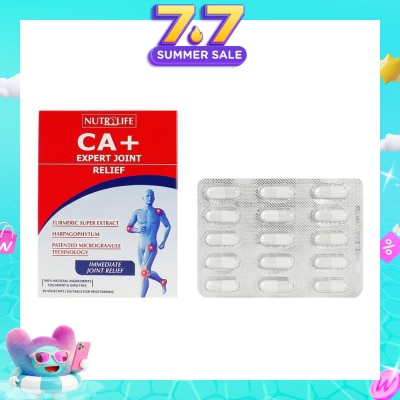 NUTRILIFE - CA+ Expert Joint Relief Vegetarian Capsule (To Relieve Joint Pain & Improve Mobility) 30s