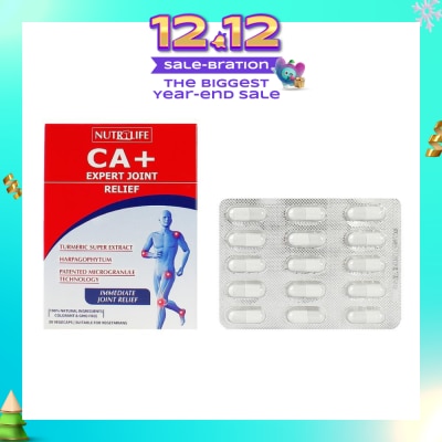 NUTRILIFE CA+ Expert Joint Relief Vegetarian Capsule (To Relieve Joint Pain & Improve Mobility) 30s