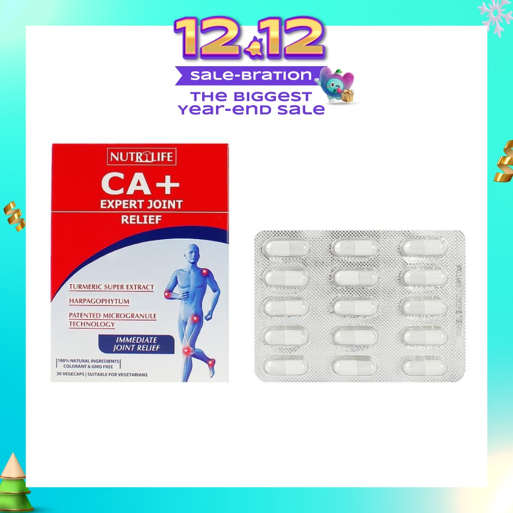 CA+ Expert Joint Relief Vegetarian Capsule (To Relieve Joint Pain & Improve Mobility) 30s