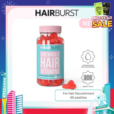 HAIRBURST Chewable Hair Vitamins Pastille 60s