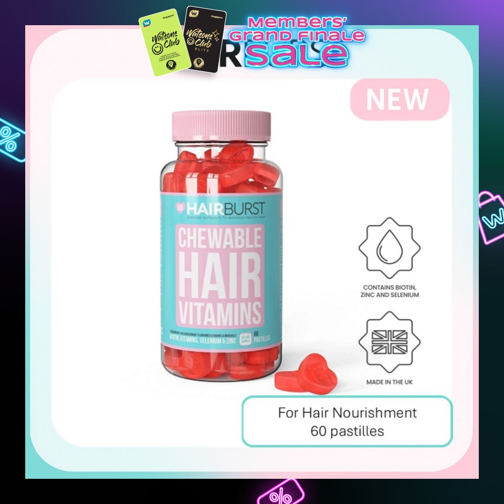 Chewable Hair Vitamins Pastille 60s