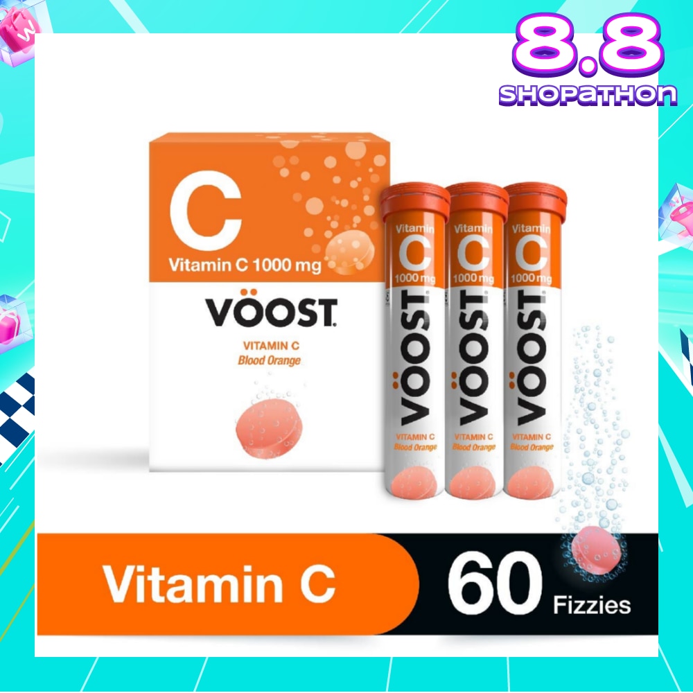 Vitamin C Effervescent Tablet Blood Orange 60s