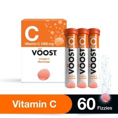 VOOST Vitamin C Effervescent Tablet Blood Orange 60s