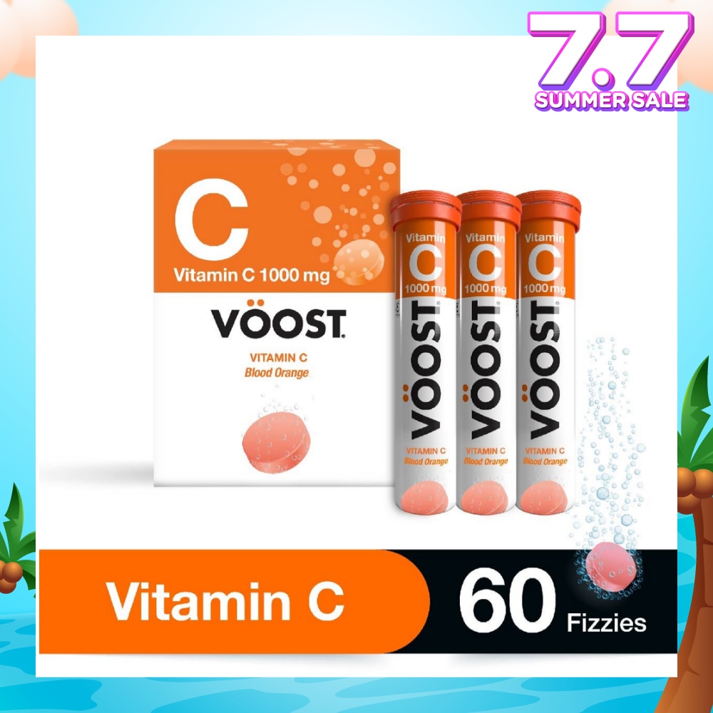 Vitamin C Effervescent Tablet Blood Orange 60s