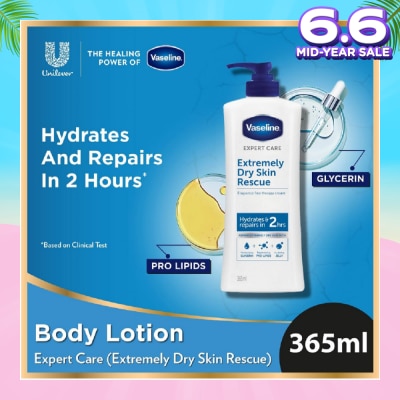 VASELINE Extremely Dry Skin Rescue Lotion 365ml