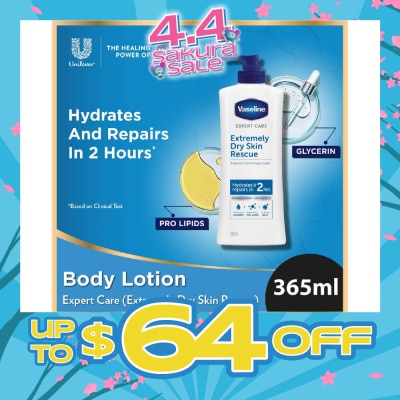 VASELINE - Extremely Dry Skin Rescue Lotion 365ml