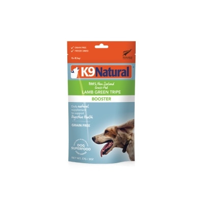 K9 NATURAL - Lamb Green Tripe Freeze-Dried Booster 57g