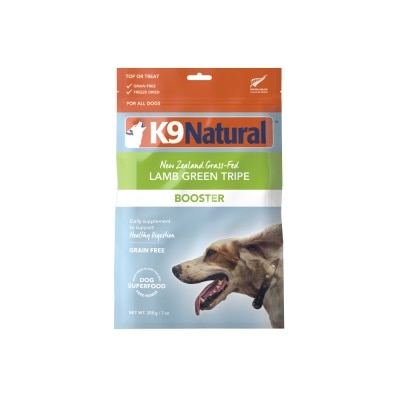 K9 NATURAL - Lamb Green Tripe Freeze-Dried Booster 200g