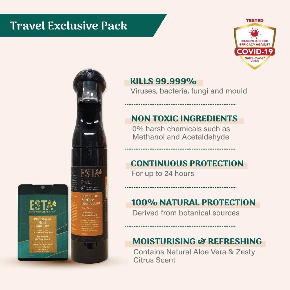 [XMAS GIFT] Travel Exclusive Card Bundle Packset consists Card Sized Hand Sanitiser 30ml x 3s + Surface Disinfectant Spray 80ml