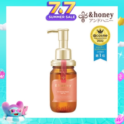 &HONEY - Creamy EX Damage Repair Hair Oil 3.0 (For Extremely Dry + Damaged & Unruly Hair) 100ml