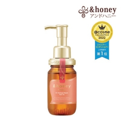 &HONEY Creamy EX Damage Repair Hair Oil 3.0 (For Extremely Dry + Damaged & Unruly Hair) 100ml