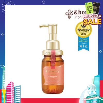 &HONEY Creamy EX Damage Repair Hair Oil 3.0 (For Extremely Dry + Damaged & Unruly Hair) 100ml