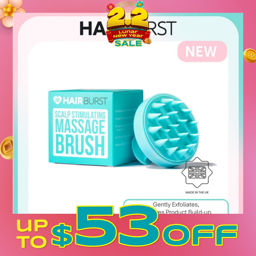 Scalp Massage Brush Blue 1s