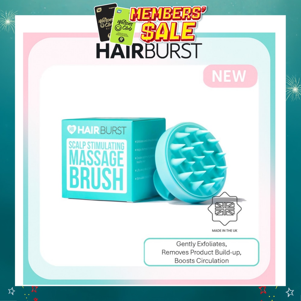 Scalp Massage Brush Blue 1s