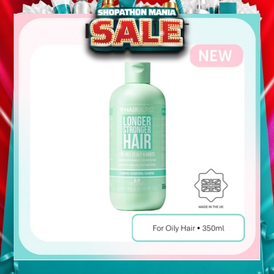 HAIRBURST - Longer Stronger Hair For Oily Scalp & Roots Shampoo 350ml