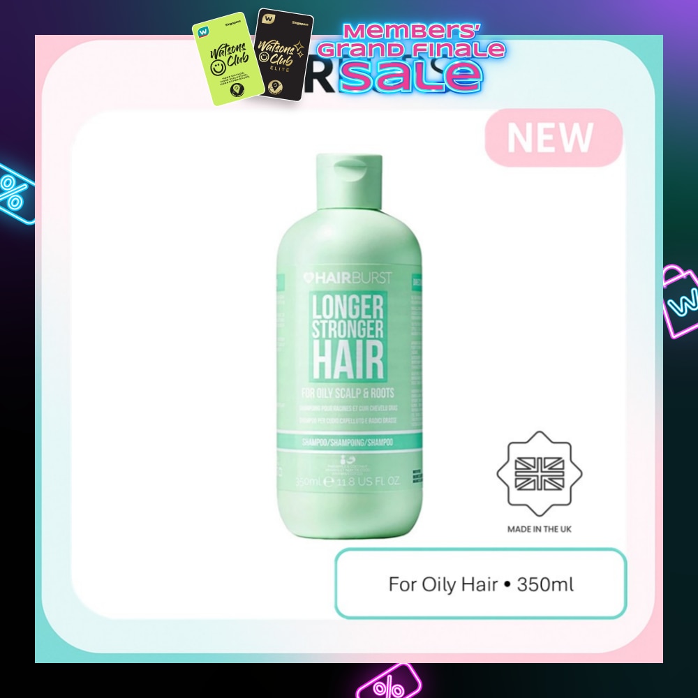 Longer Stronger Hair For Oily Scalp & Roots Shampoo 350ml