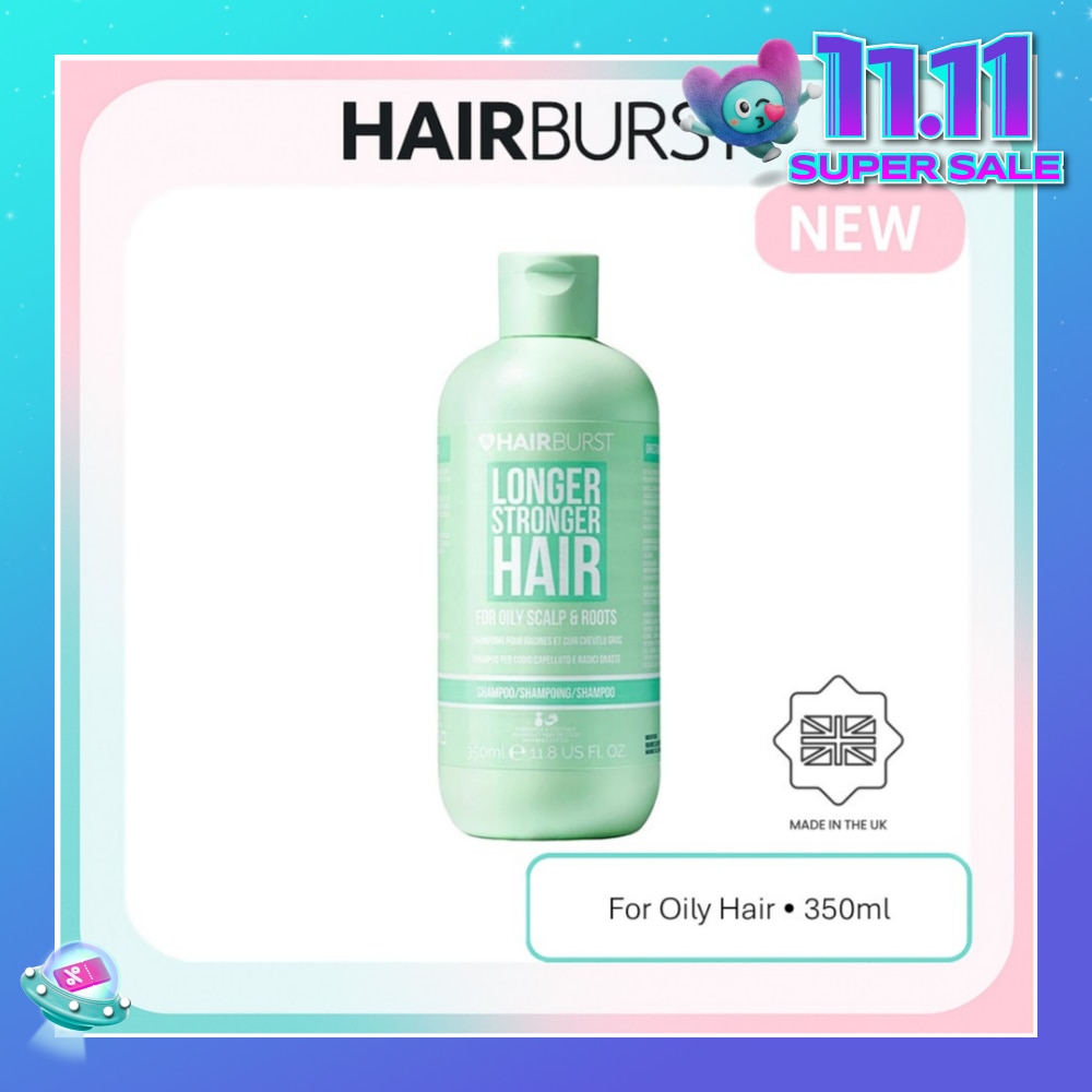 Longer Stronger Hair For Oily Scalp & Roots Shampoo 350ml
