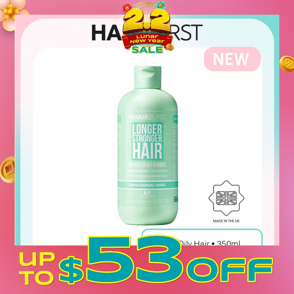 Longer Stronger Hair For Oily Scalp & Roots Shampoo 350ml