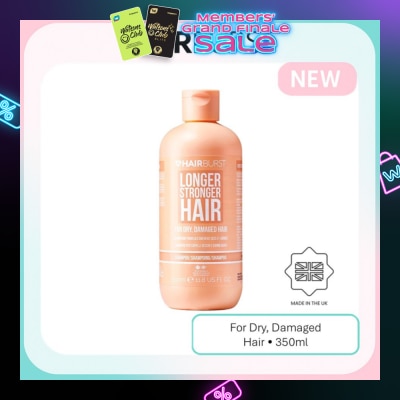 HAIRBURST Longer Stronger Hair For Dry & Damaged Hair Shampoo 350ml