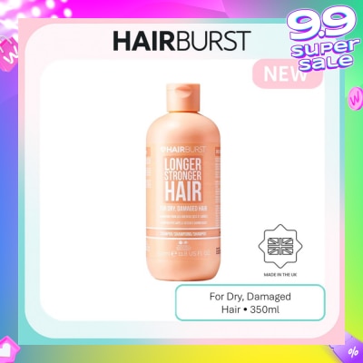 HAIRBURST Longer Stronger Hair For Dry & Damaged Hair Shampoo 350ml