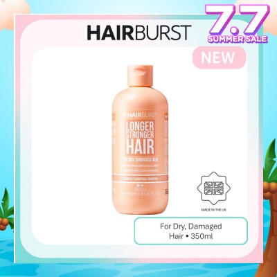 HAIRBURST Longer Stronger Hair For Dry & Damaged Hair Shampoo 350ml