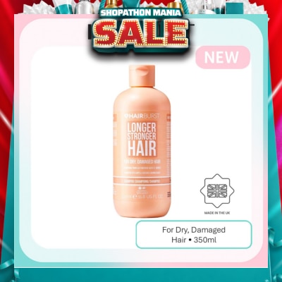HAIRBURST - Longer Stronger Hair For Dry & Damaged Hair Shampoo 350ml&nbsp;(Expiry: May`2027)