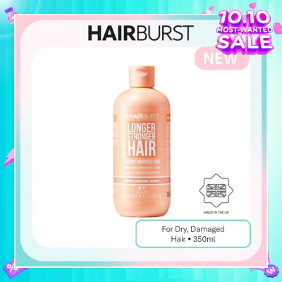 HAIRBURST Longer Stronger Hair For Dry & Damaged Hair Shampoo 350ml