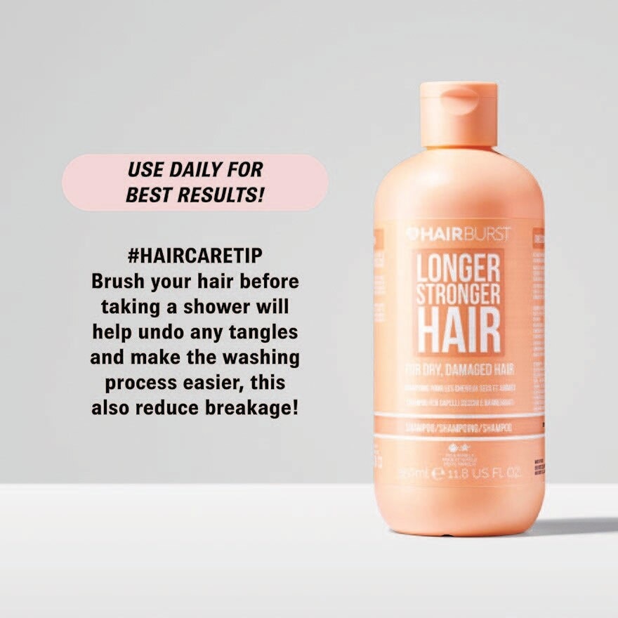 Longer Stronger Hair For Dry & Damaged Hair Shampoo 350ml