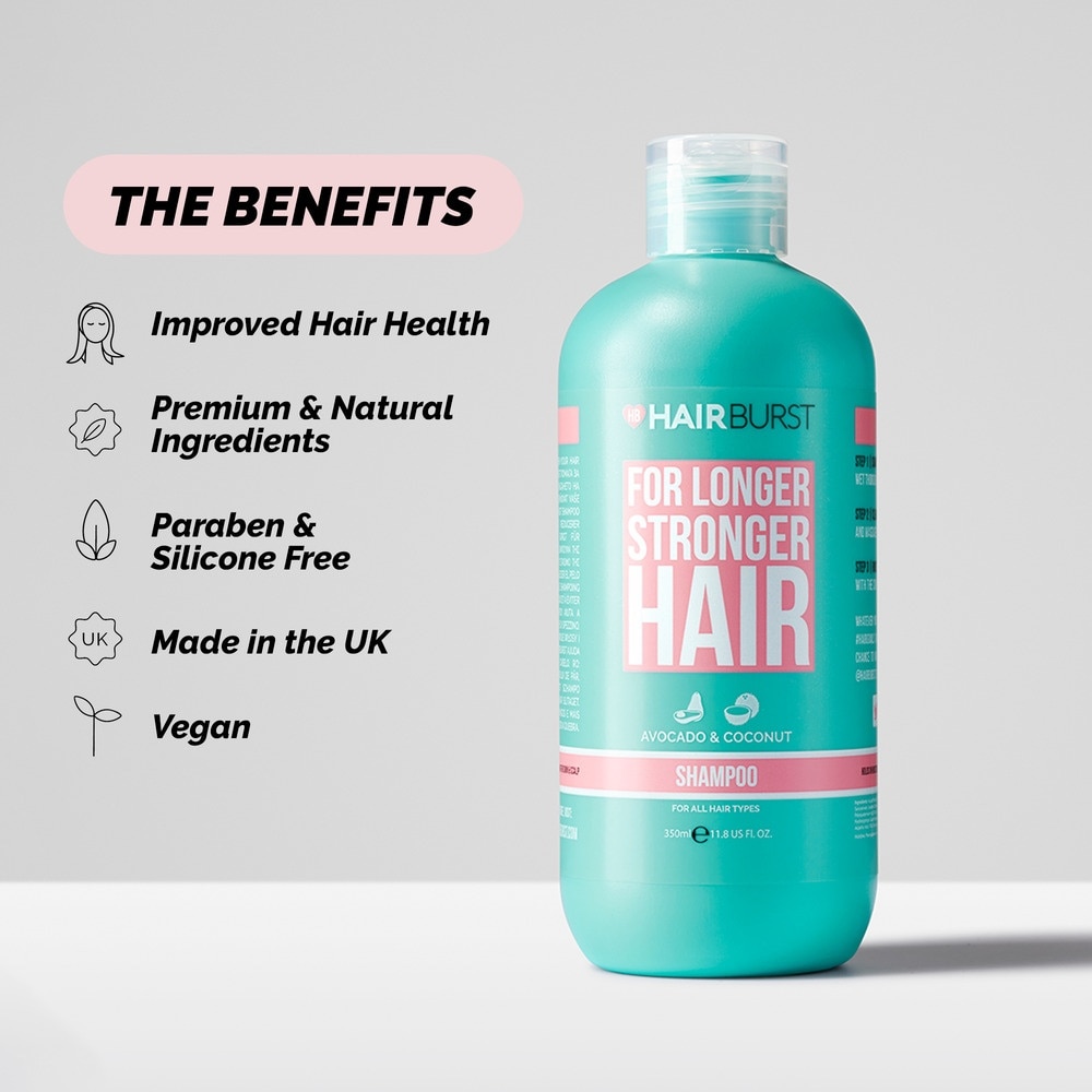 For Longer Stronger Hair Shampoo Avocado & Coconut (For All Hair Types) 350ml