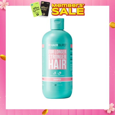 HAIRBURST For Longer Stronger Hair Shampoo Avocado & Coconut (For All Hair Types) 350ml (Expiry: Jul`2026)