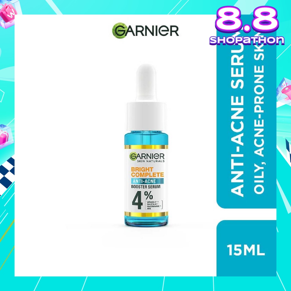 Anti-Acne Serum (With 4% Vitamin C + Salicylic + Niacinamide + AHA To Fight Acne And Fade Dark Spots) 15ml