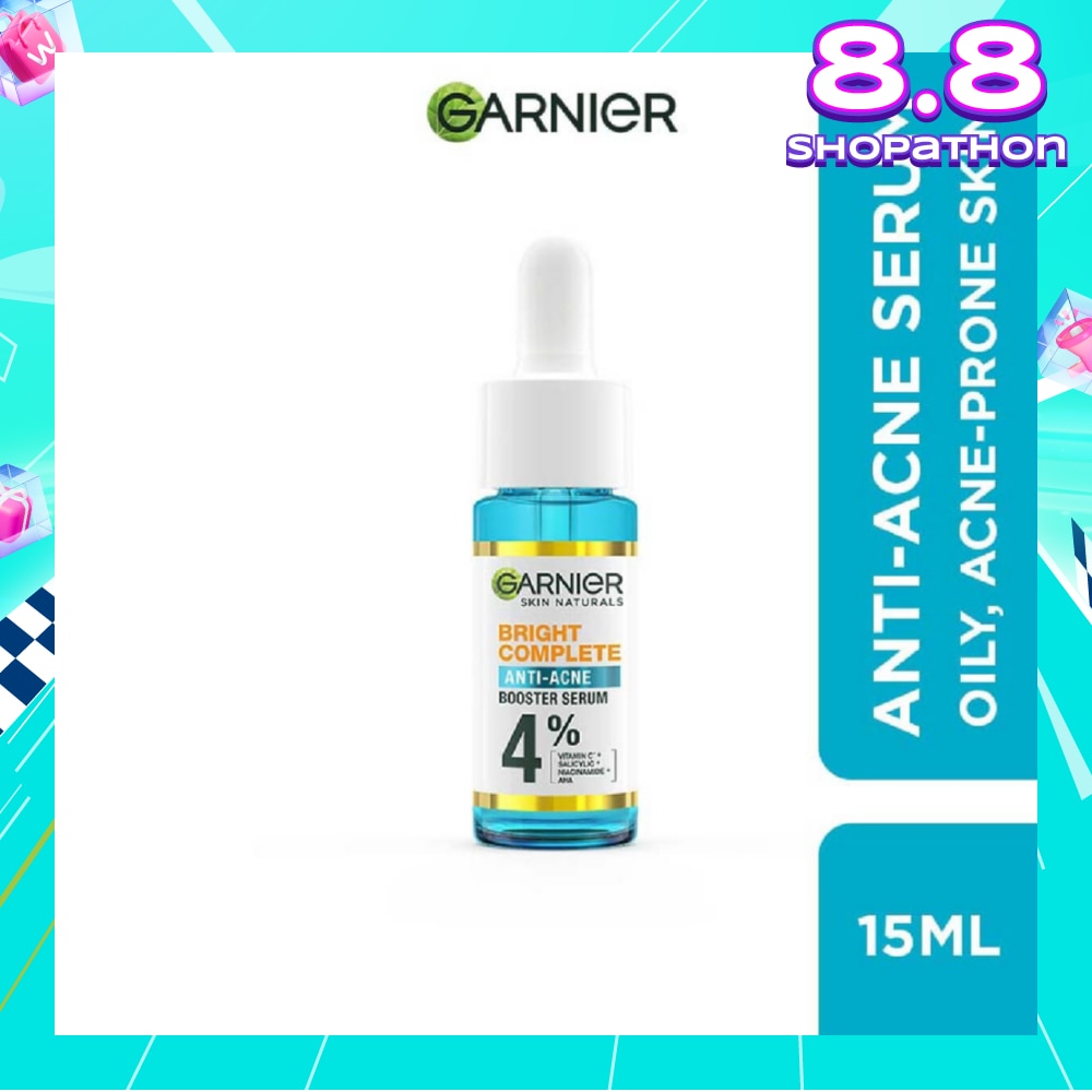 Anti-Acne Serum (With 4% Vitamin C + Salicylic + Niacinamide + AHA To Fight Acne And Fade Dark Spots) 15ml