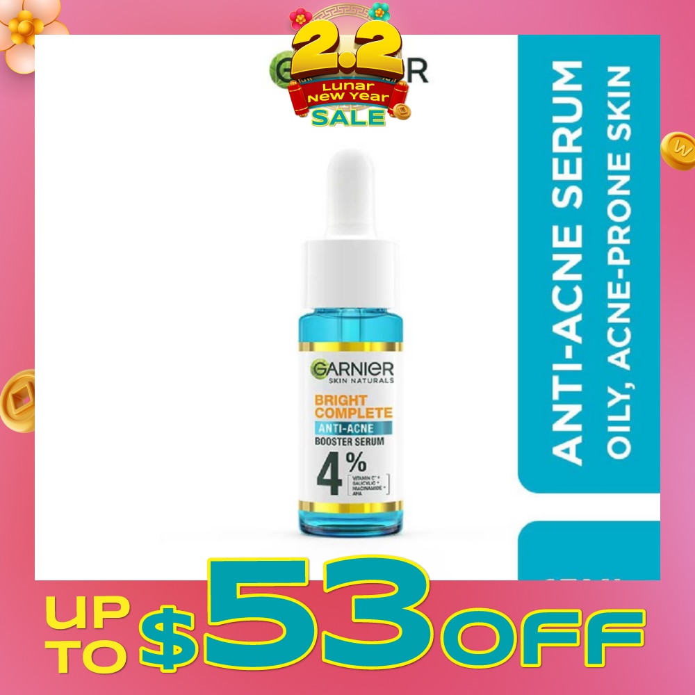 Anti-Acne Serum (With 4% Vitamin C + Salicylic + Niacinamide + AHA To Fight Acne And Fade Dark Spots) 15ml