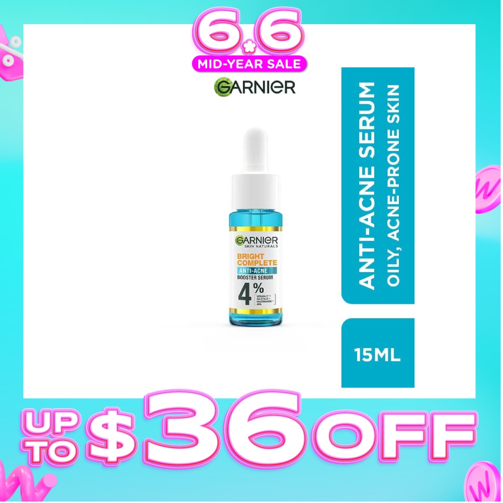 Anti-Acne Serum (With 4% Vitamin C + Salicylic + Niacinamide + AHA To Fight Acne And Fade Dark Spots) 15ml