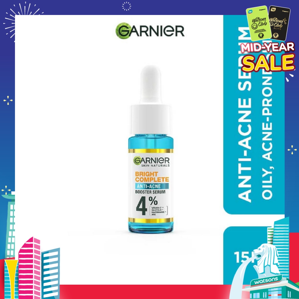 Anti-Acne Serum (With 4% Vitamin C + Salicylic + Niacinamide + AHA To Fight Acne And Fade Dark Spots) 15ml