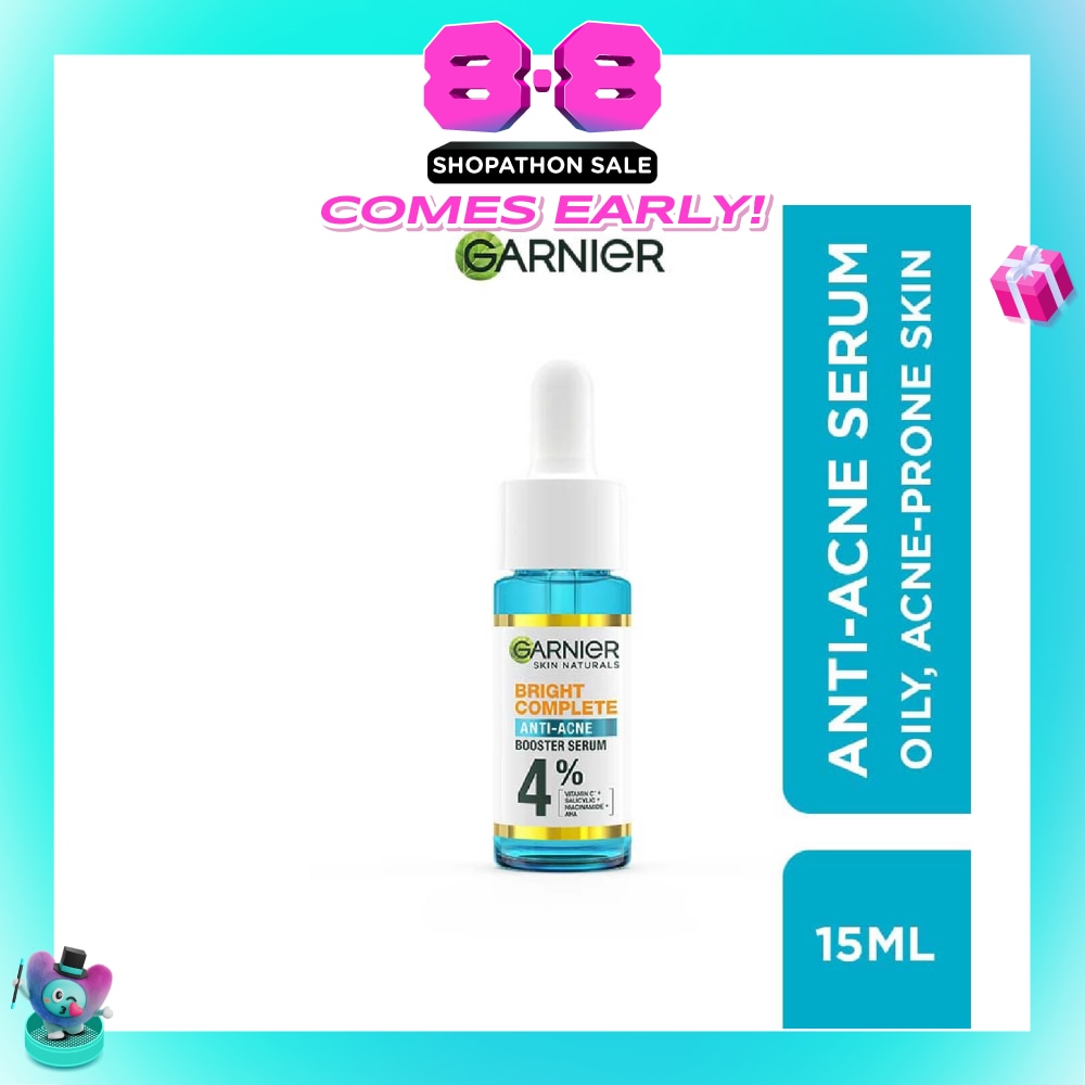 Anti-Acne Serum (With 4% Vitamin C + Salicylic + Niacinamide + AHA To Fight Acne And Fade Dark Spots) 15ml
