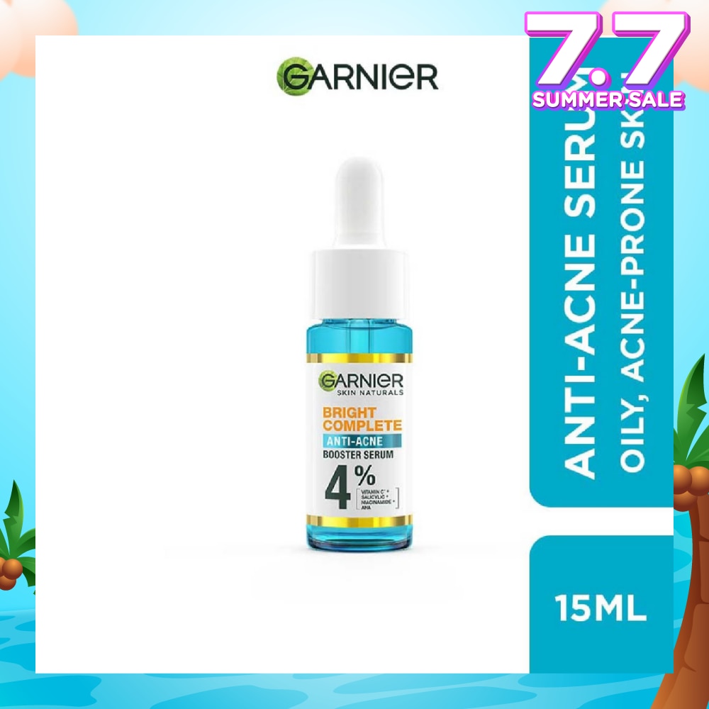 Anti-Acne Serum (With 4% Vitamin C + Salicylic + Niacinamide + AHA To Fight Acne And Fade Dark Spots) 15ml