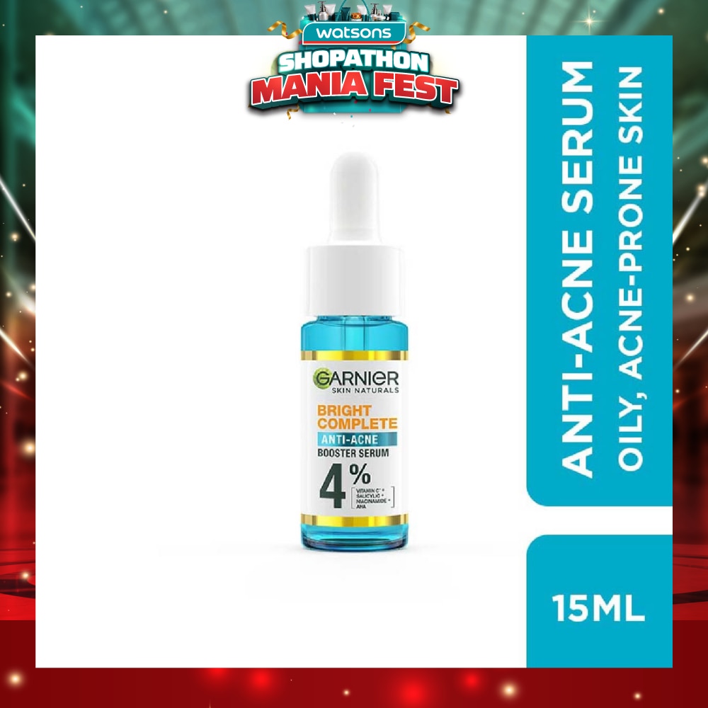 Anti-Acne Serum (With 4% Vitamin C + Salicylic + Niacinamide + AHA To Fight Acne And Fade Dark Spots) 15ml